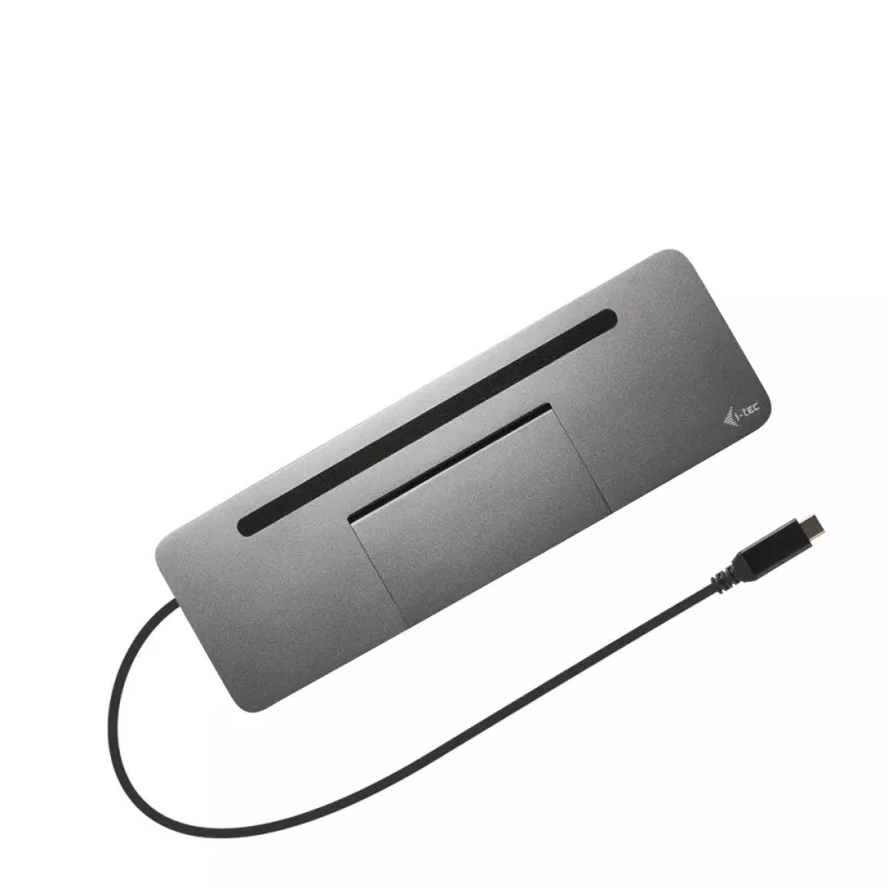i-tec Metal SB-C Estación de acoplamiento ergonómica 4K 3x Display con Power Delivery 85 W + cargador universal 100 W