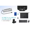 i-tec Metal SB-C Estación de acoplamiento ergonómica 4K 3x Display con Power Delivery 85 W + cargador universal 100 W