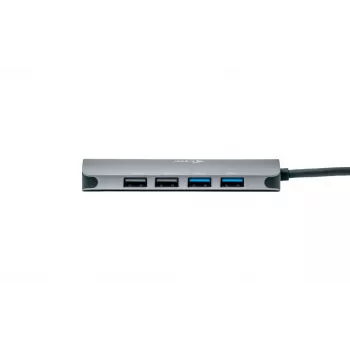 i-tec Metal USB-C Nano Estación de acoplamiento 2x Display con PD 100 W + cargador 100W