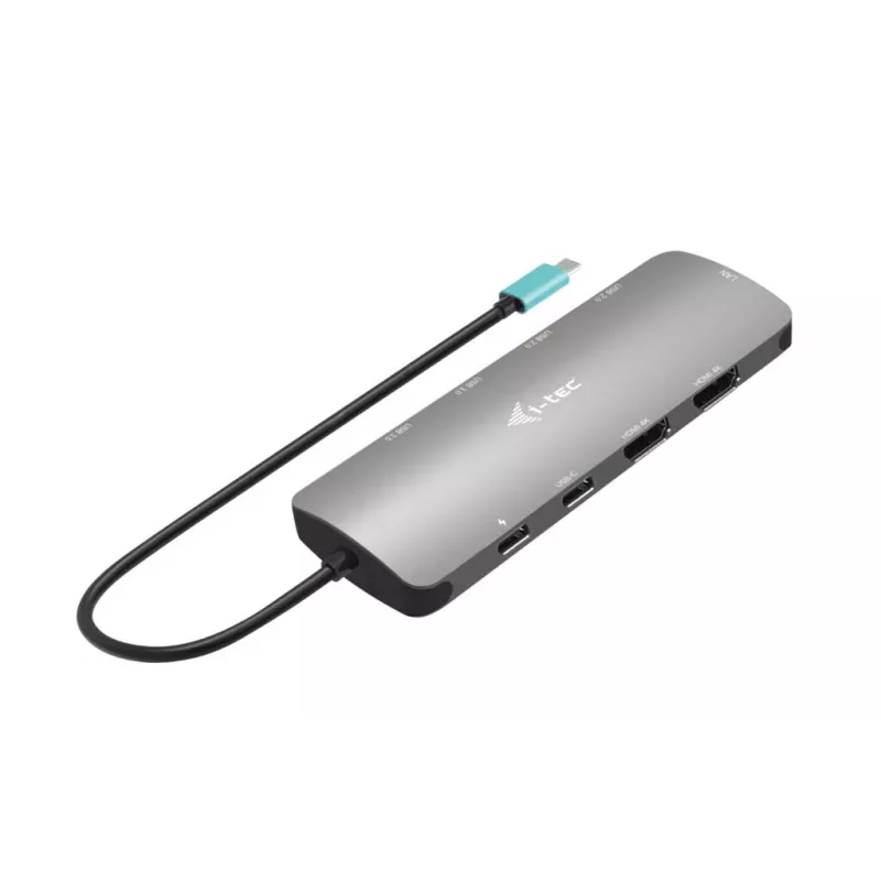 i-tec Metal USB-C Nano Estación de acoplamiento 2x Display con PD 100 W + cargador 100W