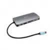 i-tec Metal USB-C Nano Dock HDMI/VGA con LAN + cargador 100 W