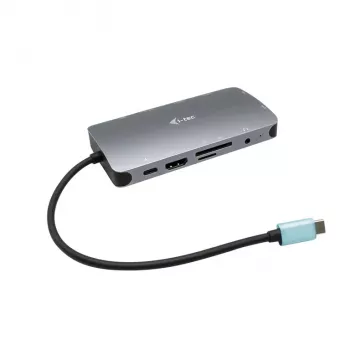 i-tec Metal USB-C Nano Dock HDMI/VGA con LAN + cargador 100 W