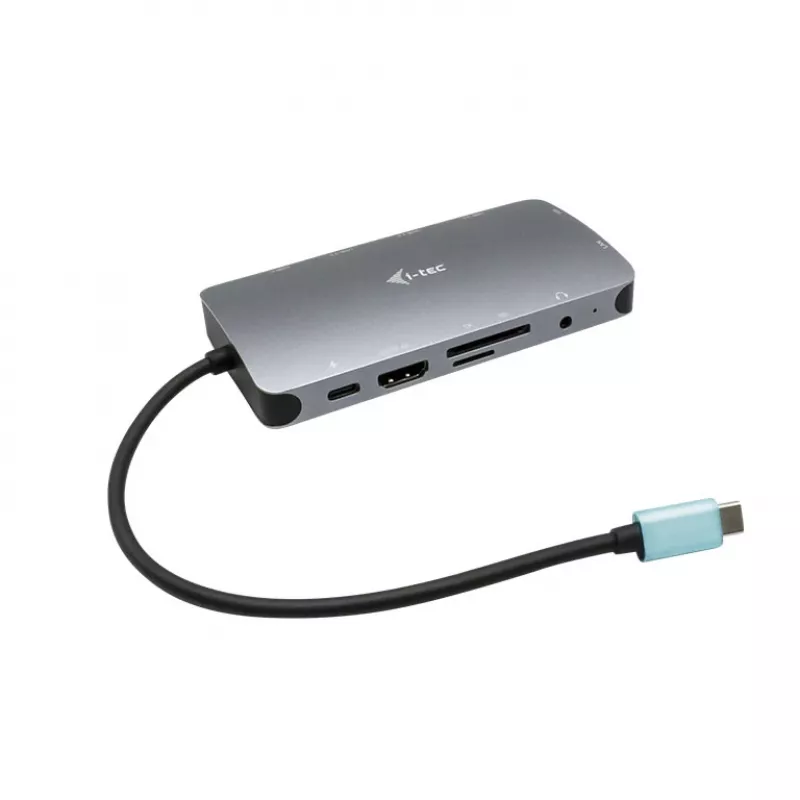 i-tec Metal USB-C Nano Dock HDMI/VGA con LAN + cargador 100 W