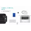 i-tec Metal USB-C Nano Dock HDMI/VGA con LAN + cargador 100 W