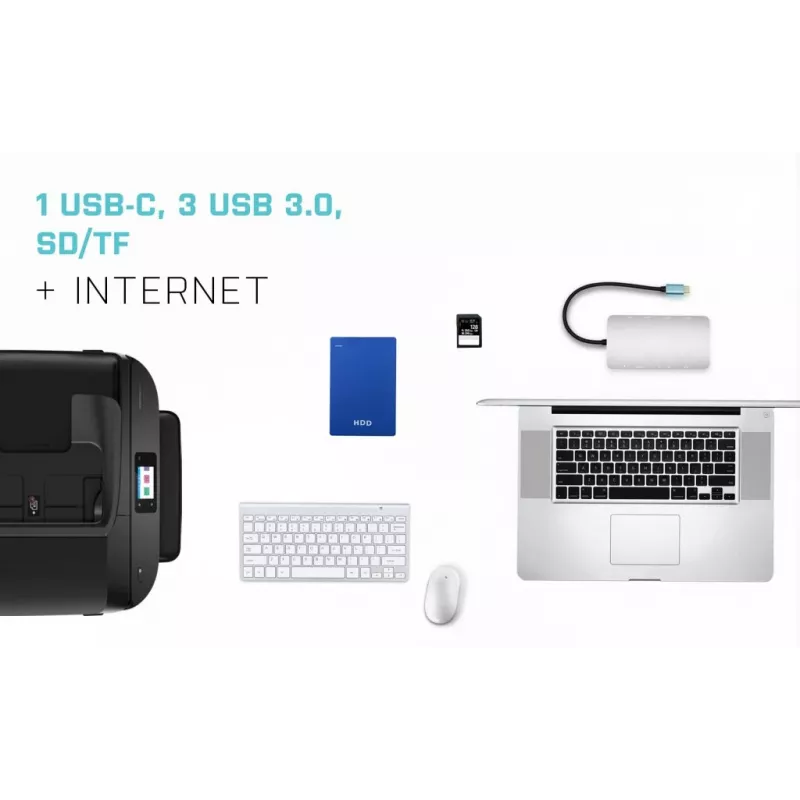 i-tec Metal USB-C Nano Dock HDMI/VGA con LAN + cargador 100 W