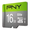 PNY Micro SD Elite 16GB Class 10 UHS-I U1 + adaptador SD Lectura 100 MB/s
