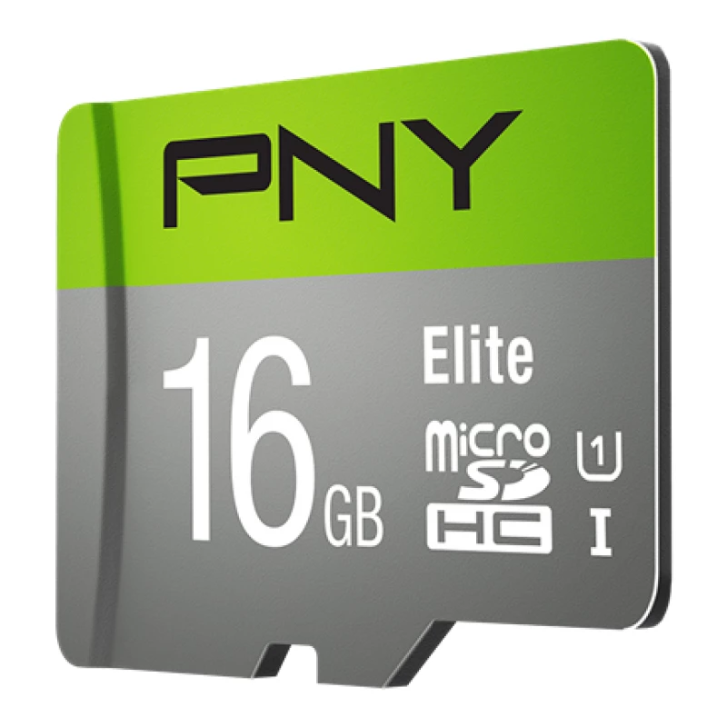 PNY Micro SD Elite 16GB Class 10 UHS-I U1 + adaptador SD Lectura 100 MB/s