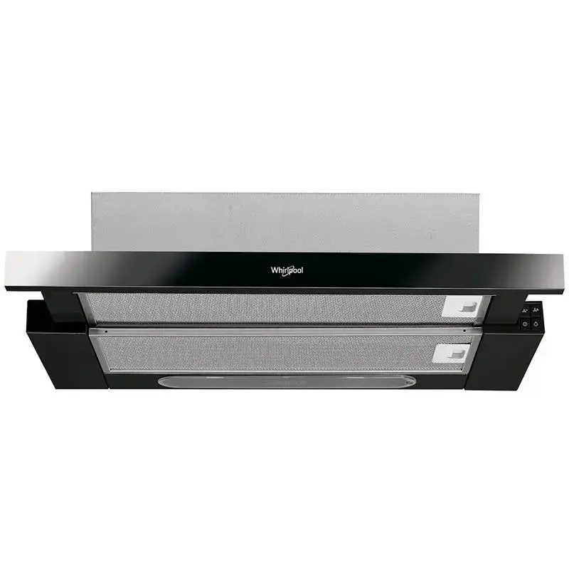 Campana extractora integrada WHIRLPOOL AKR750GK, 599 mm de ancho, 304 m³/h, negra