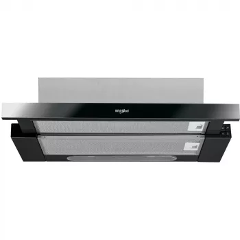 Campana extractora integrada WHIRLPOOL AKR750GK, 599 mm de ancho, 304 m³/h, negra