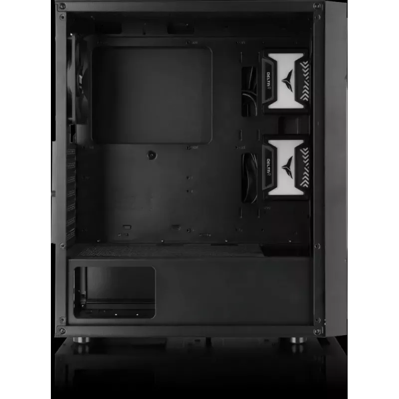 Caja Thermaltake Versa XM1 Tempered Glass Midi Torre, negra