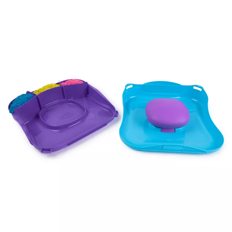 Kinetic Sand, SquishMotion, regalo para el nido de Pascua, incluye 1 lb de arena moldeable, sellos y 5 herramientas, caja de almacenamiento, juguete sensorial para niños a partir de 5 años