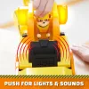 Rubble & Crew, Bark Yard Deluxe Bulldozer vehículo de construcción de juguete con luces, sonidos y figura de acción Rubble, juguete para niños y niñas a partir de 3 años