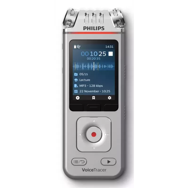 Grabadora de voz digital Philips DVT4115 36h de grabación USB Type-C