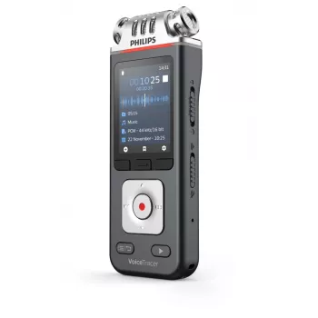 Philips VoiceTracer Negro, Gris