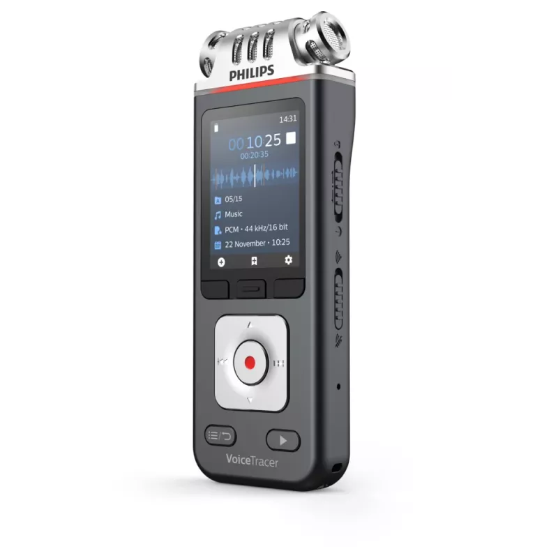 Philips VoiceTracer Negro, Gris