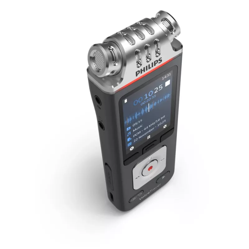 Philips VoiceTracer Negro, Gris