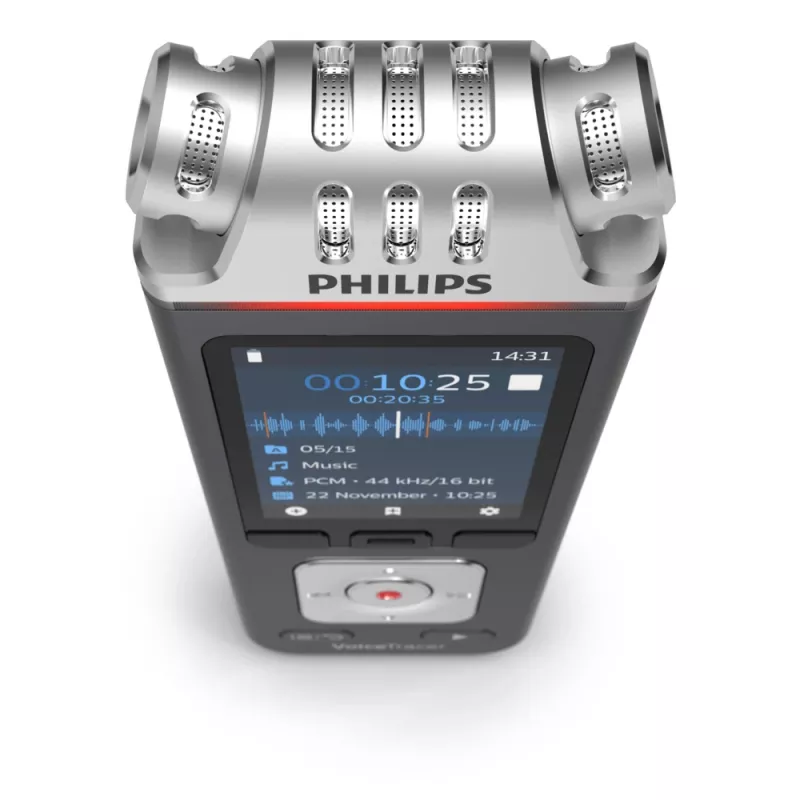 Philips VoiceTracer Negro, Gris