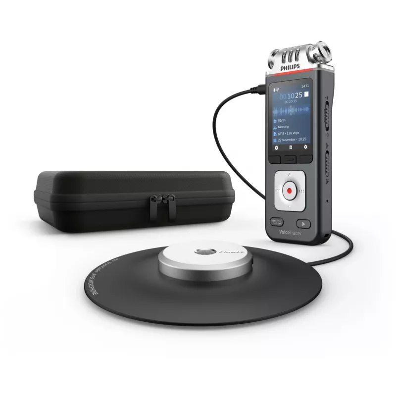 Philips VoiceTracer Negro, Gris