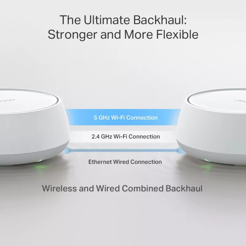 Sistema Mesh TP-Link BE3600 Dualband Wi‑Fi 7 (802.11be), 2882 Mbit/s, 2× LAN, 2,4/5 GHz, pack de 2