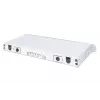 Caja de empalme de fibra óptica DIGITUS con tapa deslizante, 1U, equipada con 24x LC dúplex, incl. racor M 25, cassette de empalme OM3 pigtails de colores, adaptador