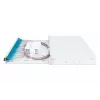 Caja de empalme de fibra óptica DIGITUS con tapa deslizante, 1U, equipada con 24x LC dúplex, incl. racor M 25, cassette de empalme OM3 pigtails de colores, adaptador
