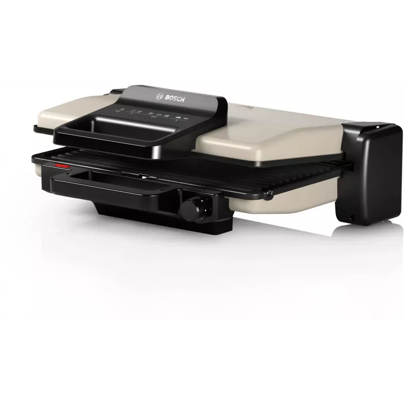 Bosch TCG3302 grill de contacto, 2000 W, plateado