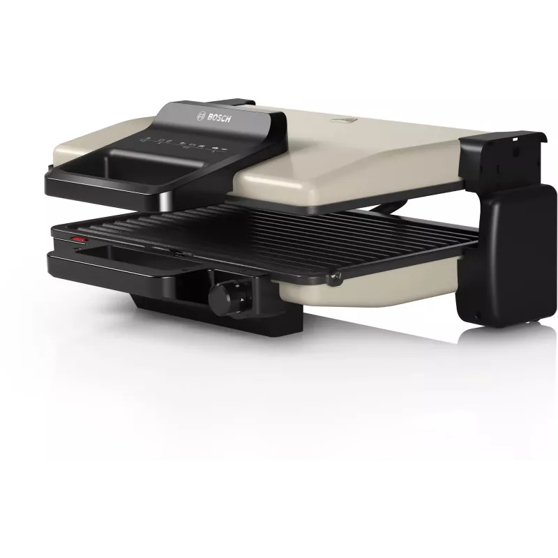 Bosch TCG3302 grill de contacto, 2000 W, plateado