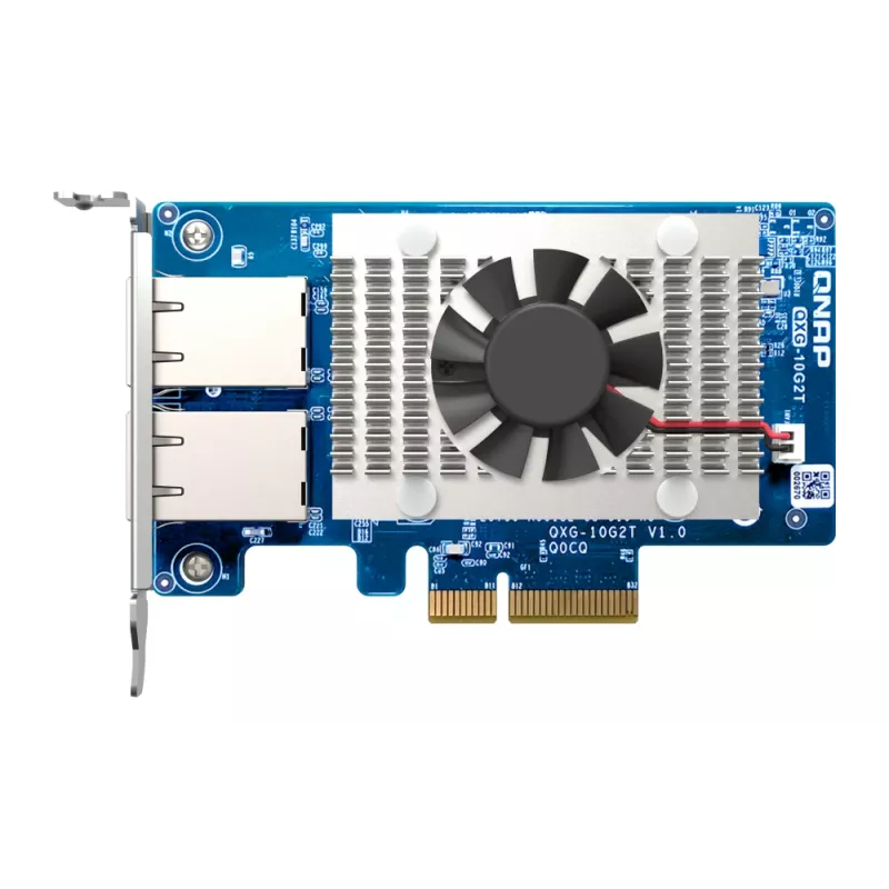 Tarjeta de red QNAP QXG-10G2T interna Ethernet 10000 Mbit/s