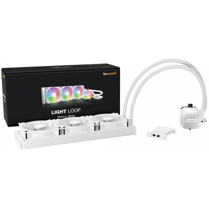 Refrigeración líquida todo en uno para procesador be quiet LIGHT LOOP 360mm blanca 12 cm 1 unidad
