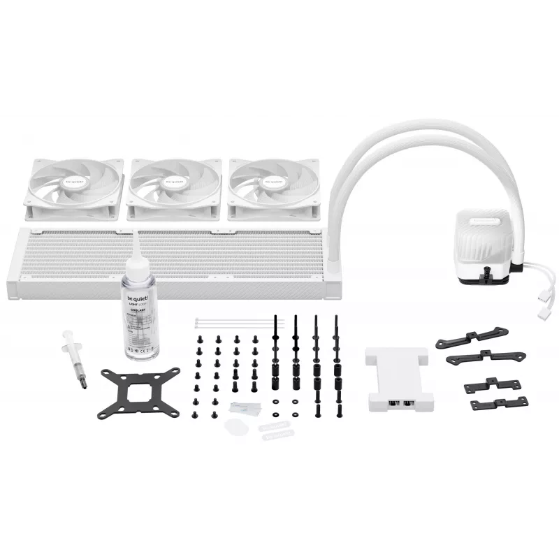 Refrigeración líquida todo en uno para procesador be quiet LIGHT LOOP 360mm blanca 12 cm 1 unidad