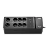 APC Back-UPS, 500VA/300W montaje en suelo/pared, 230V, 8x tomas Schuko CEE 7/3, conector USB Type-A, batería reemplazable por el usuario