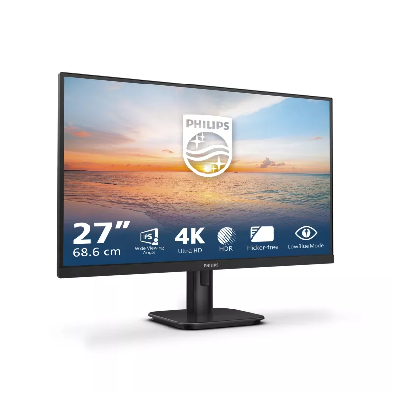 Monitor Philips 27E1N1800A/00 68,6 cm (27 pulgadas) 3840 x 2160 píxeles 4K Ultra HD LED negro