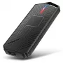 Axagon EEM2-GAM carcasa externa USB-C 10Gbps de metal para SSD M.2 NVMe y SATA. Sin tornillos