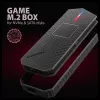 Axagon EEM2-GAM carcasa externa USB-C 10Gbps de metal para SSD M.2 NVMe y SATA. Sin tornillos