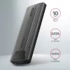 Axagon EEM2-GTS2 carcasa externa USB-C 10Gbit/s de metal para SSD M.2 NVMe y SATA. Sin tornillos