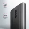 Axagon EEM2-GTS2 carcasa externa USB-C 10Gbit/s de metal para SSD M.2 NVMe y SATA. Sin tornillos