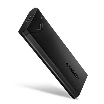 Axagon EEM2-UB2 carcasa externa USB-C 10Gbps de metal para SSD M.2 NVMe. Negro
