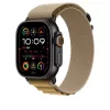 APPLE Alpine Loop 49mm Tan – Medium – Acabado titanio negro