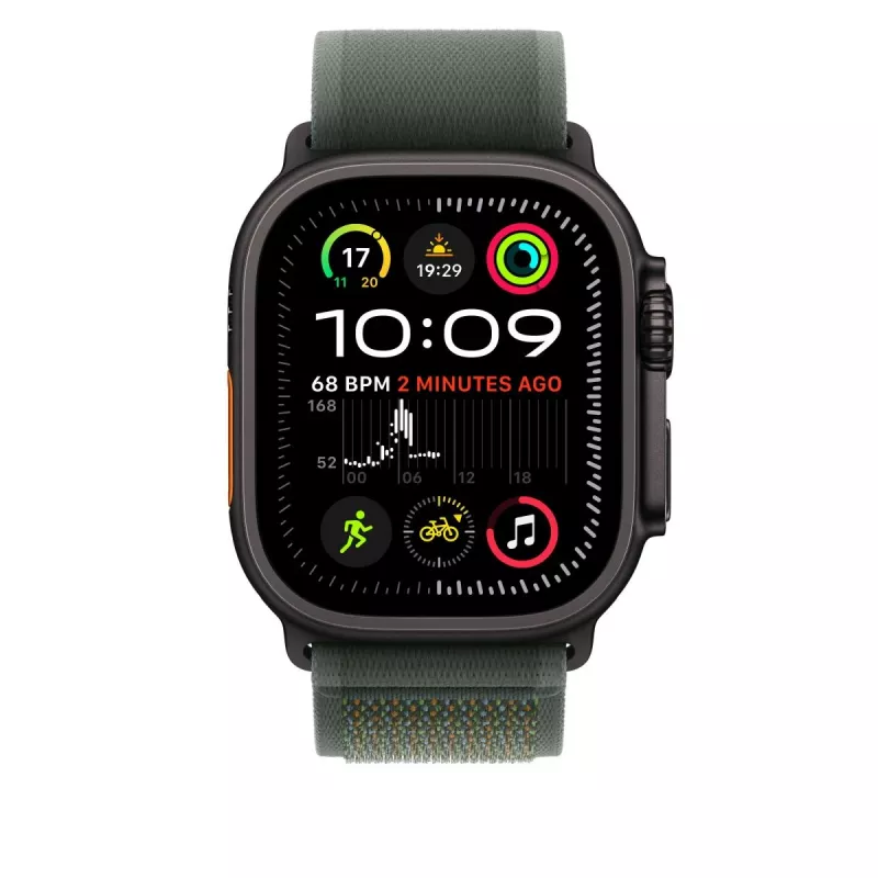 Correa Apple Trail Loop 49mm verde S/M Acabado titanio negro