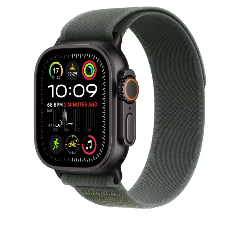 Correa Apple Trail Loop 49mm verde S/M Acabado titanio negro