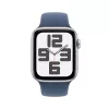 Smartwatch Apple Watch SE GPS 44mm Caja de aluminio plata Correa Sport Denim azul S/M