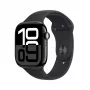 Smartwatch Apple Watch Series 10 GPS 46 mm Caja de aluminio Jet Black con correa Sport negra – S/M