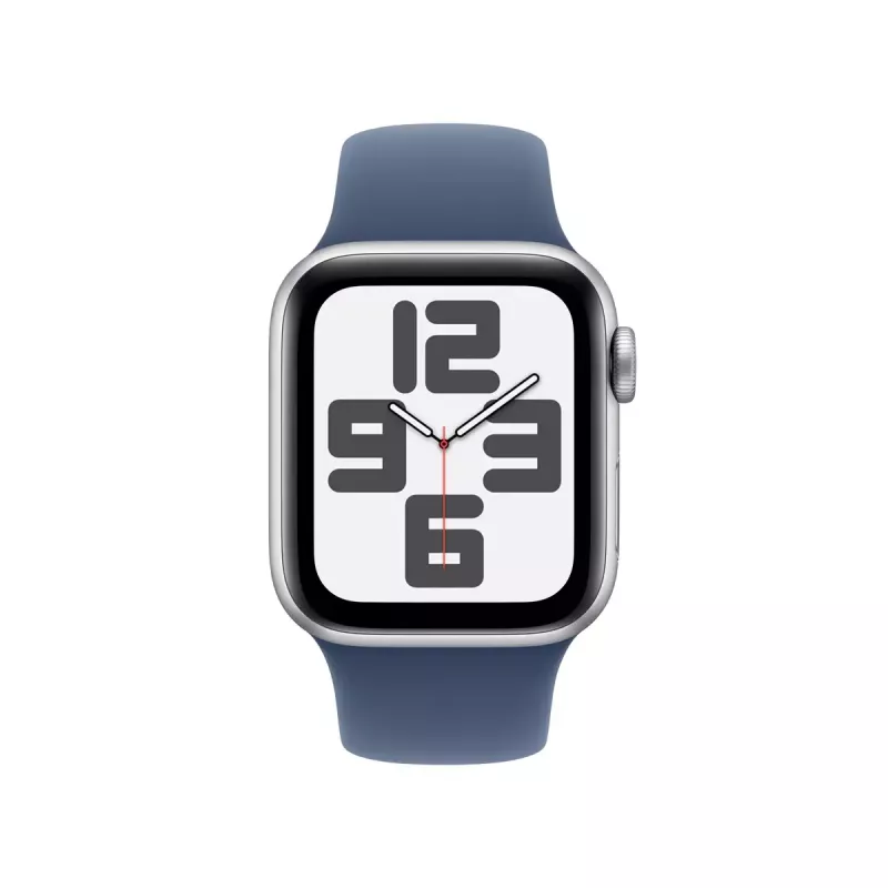 Smartwatch Apple Watch SE GPS + Cellular 40 mm Caja de aluminio plata Correa Sport Denim azul M/L