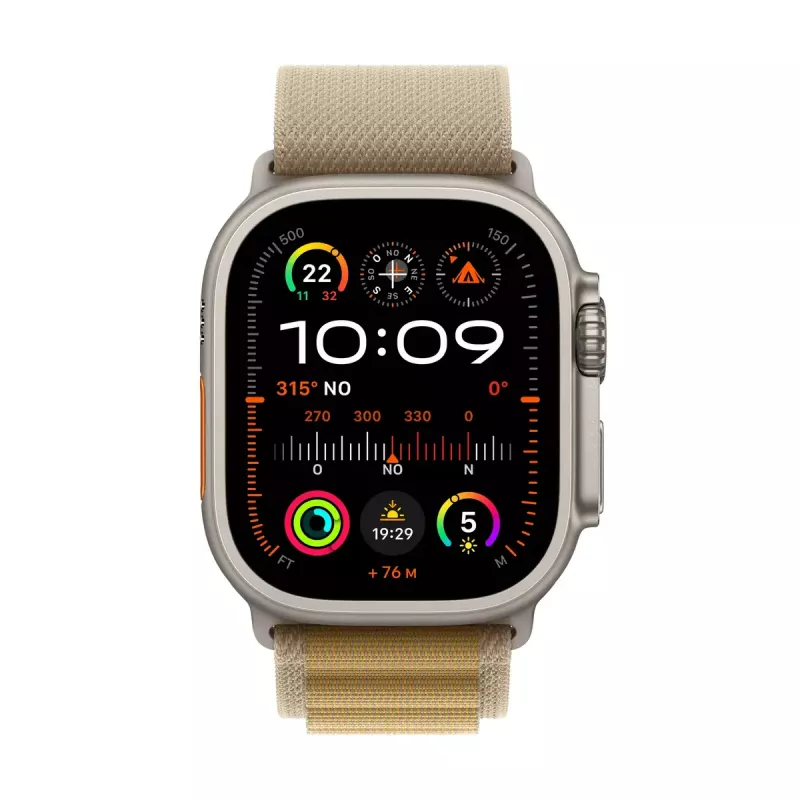 Smartwatch Apple Watch Ultra 2 GPS + Cellular 49mm Caja de titanio natural Alpine Loop Tan Medium