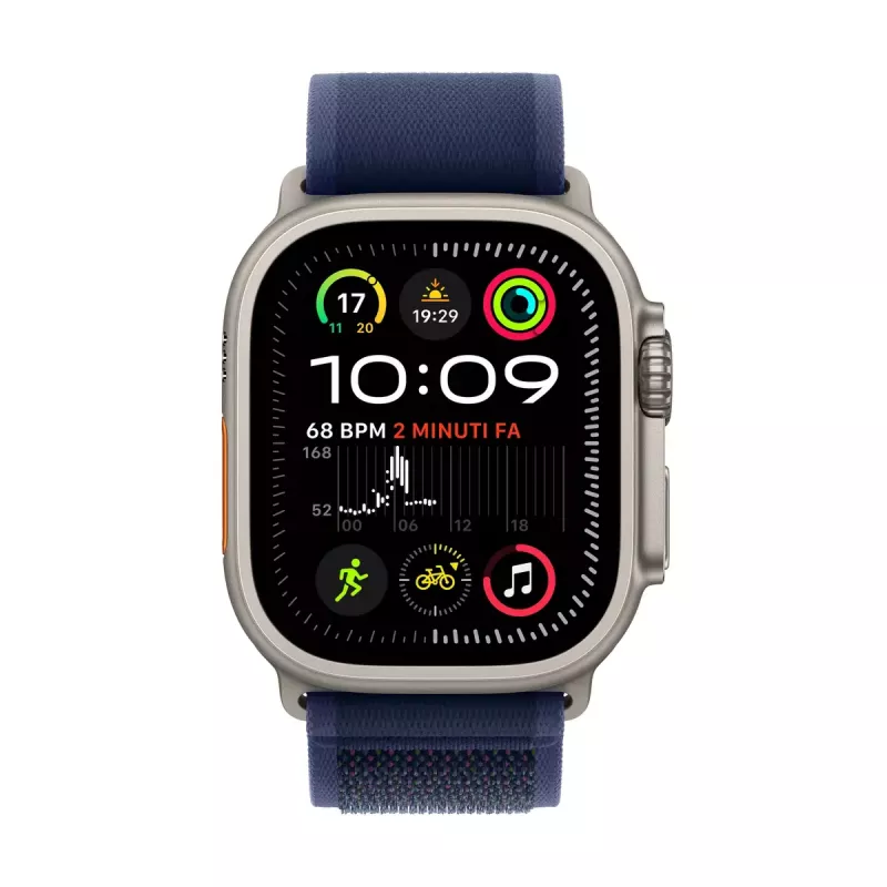 Smartwatch Apple Watch Ultra 2 GPS + Cellular 49mm Caja de titanio natural Trail Loop azul S/M