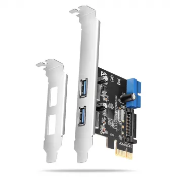 Axagon PCEU-232RS Controlador PCIe 2x ext. + 2x int. USB 5Gbps