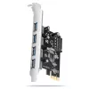 Axagon PCEU-430RS Controlador PCIe 4x ext. USB-A 5Gbps Puerto