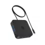 ICY BOX IB-DK4090-C estación de acoplamiento USB-C 12 en 1, 3x HDMI 4K@60Hz, Gigabit LAN, 4x USB-A 3.2 Gen 1, 2x USB-C 3.2 Gen 2, PD hasta 100 W, negra