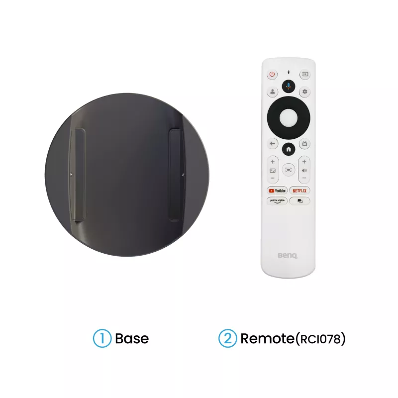 BenQ GV50 Proyector de tiro estándar 500 lúmenes ANSI DLP 1080p (1920x1080) Blanco