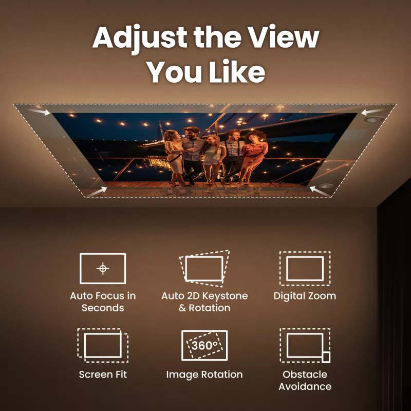 BenQ GV50 Proyector de tiro estándar 500 lúmenes ANSI DLP 1080p (1920x1080) Blanco